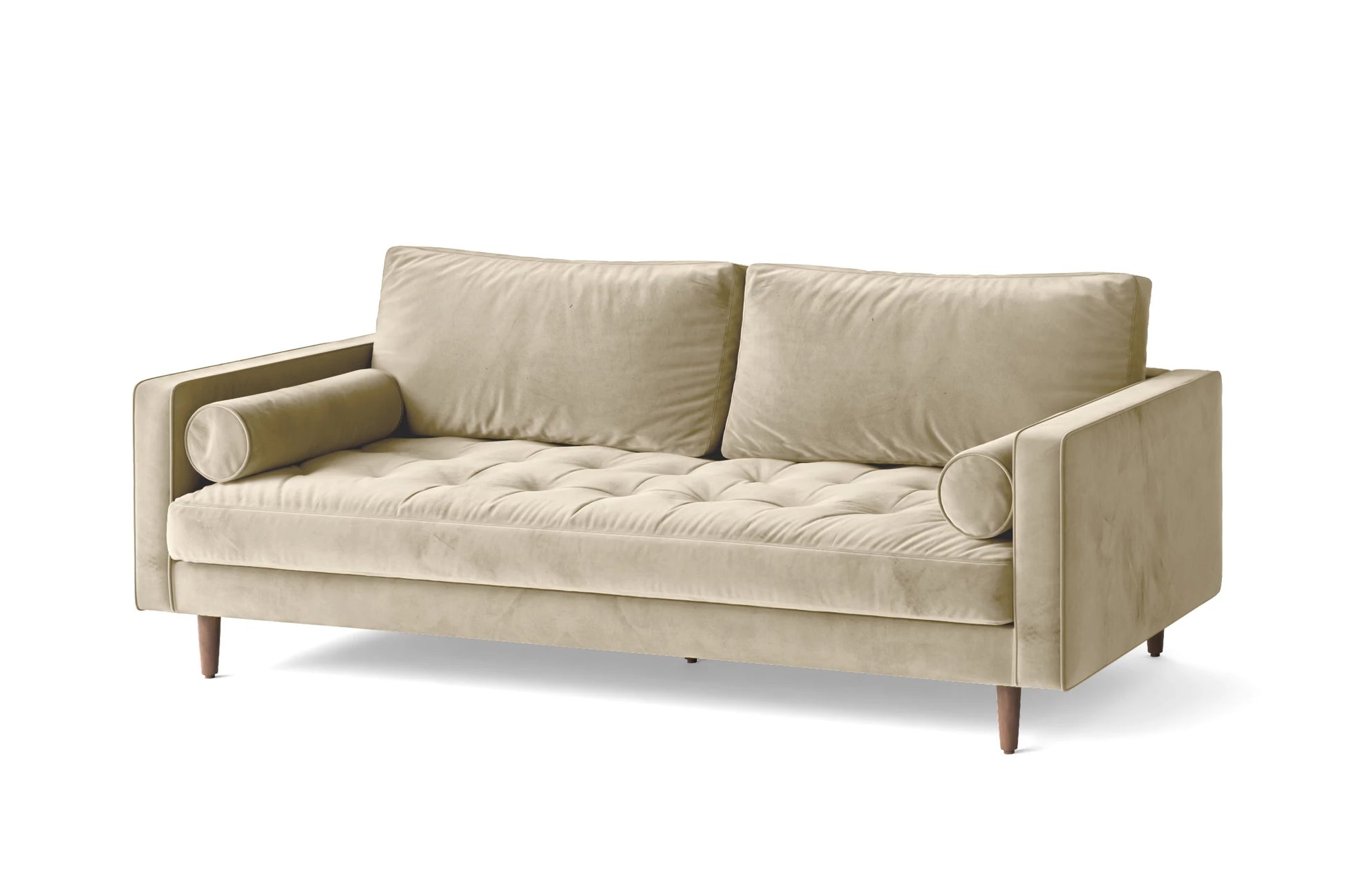 Gela 2 Seater Sofa Cream Velvet