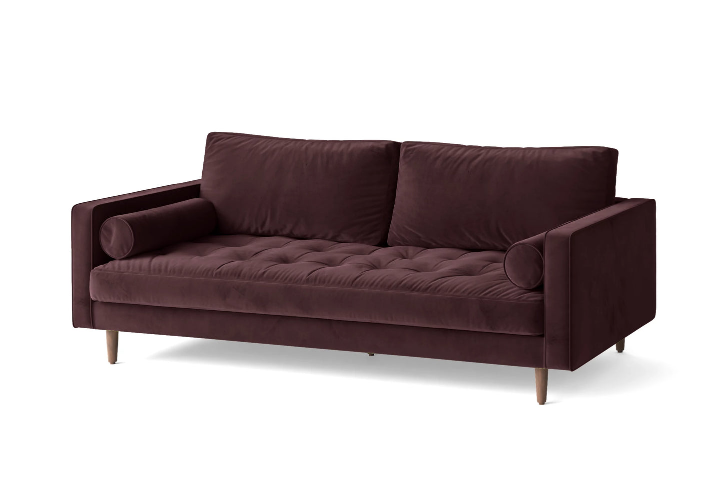 Gela 2 Seater Sofa Grape Velvet