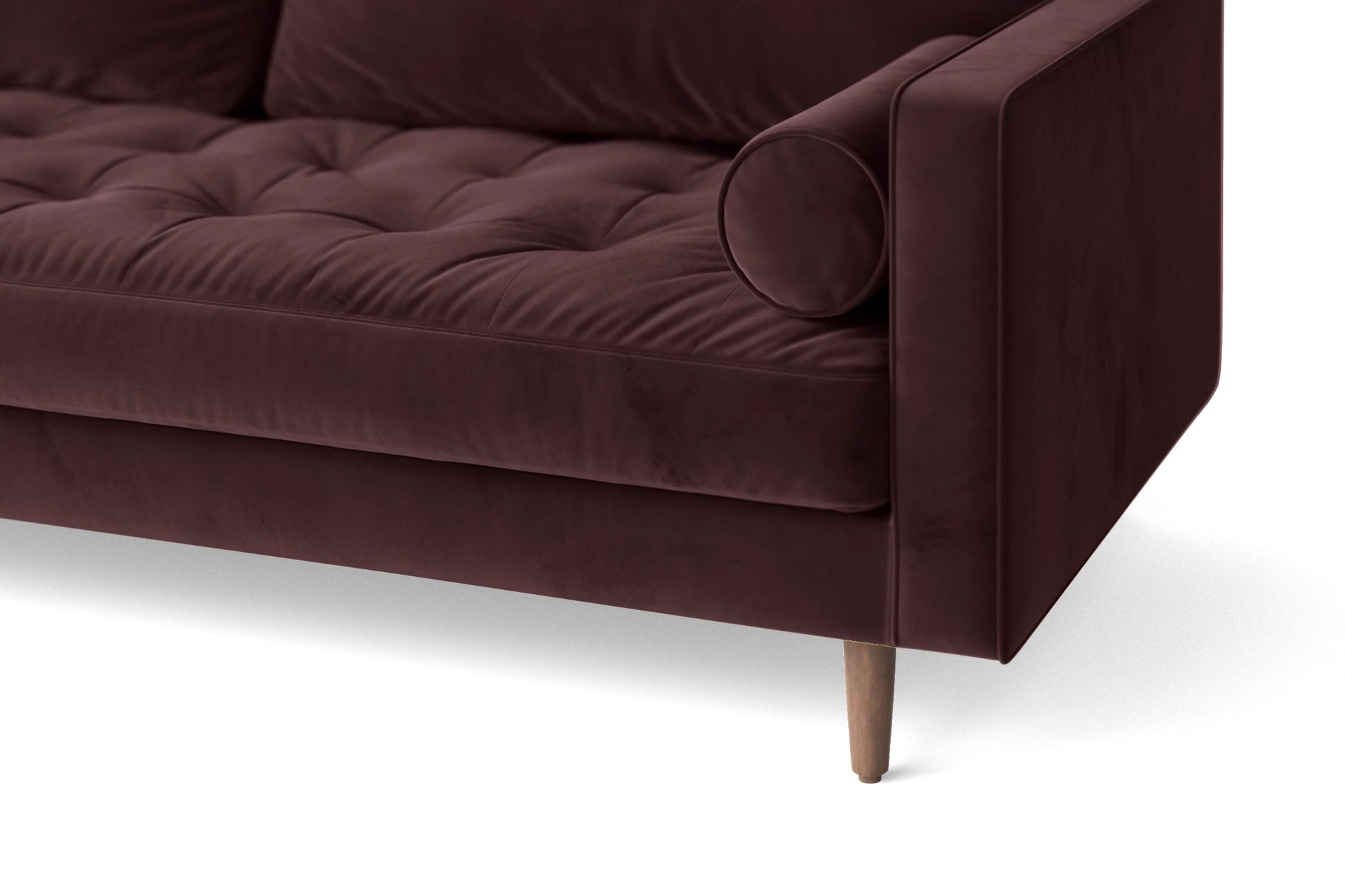 Gela 2 Seater Sofa Grape Velvet