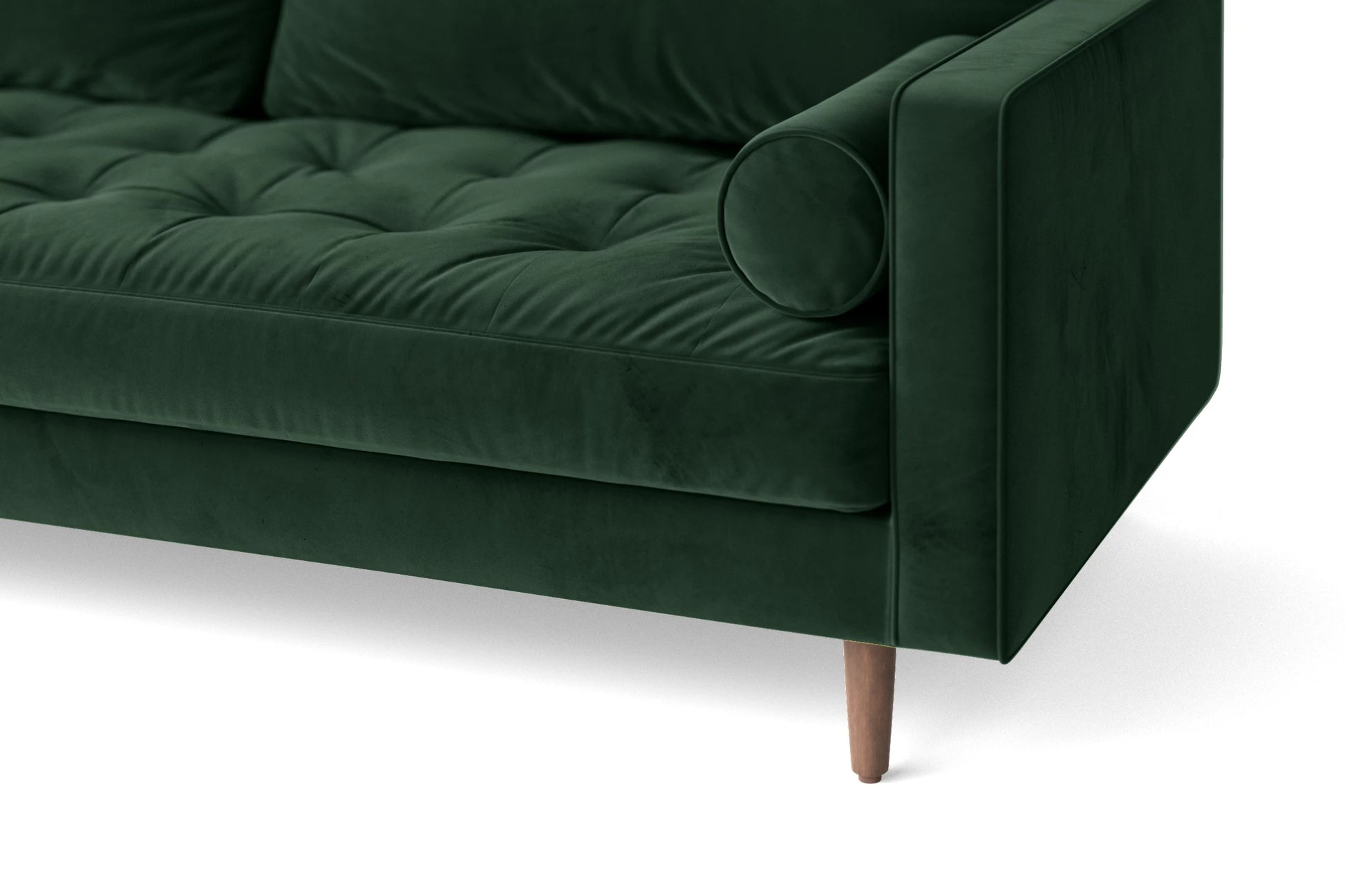 Gela 2 Seater Sofa Green Velvet