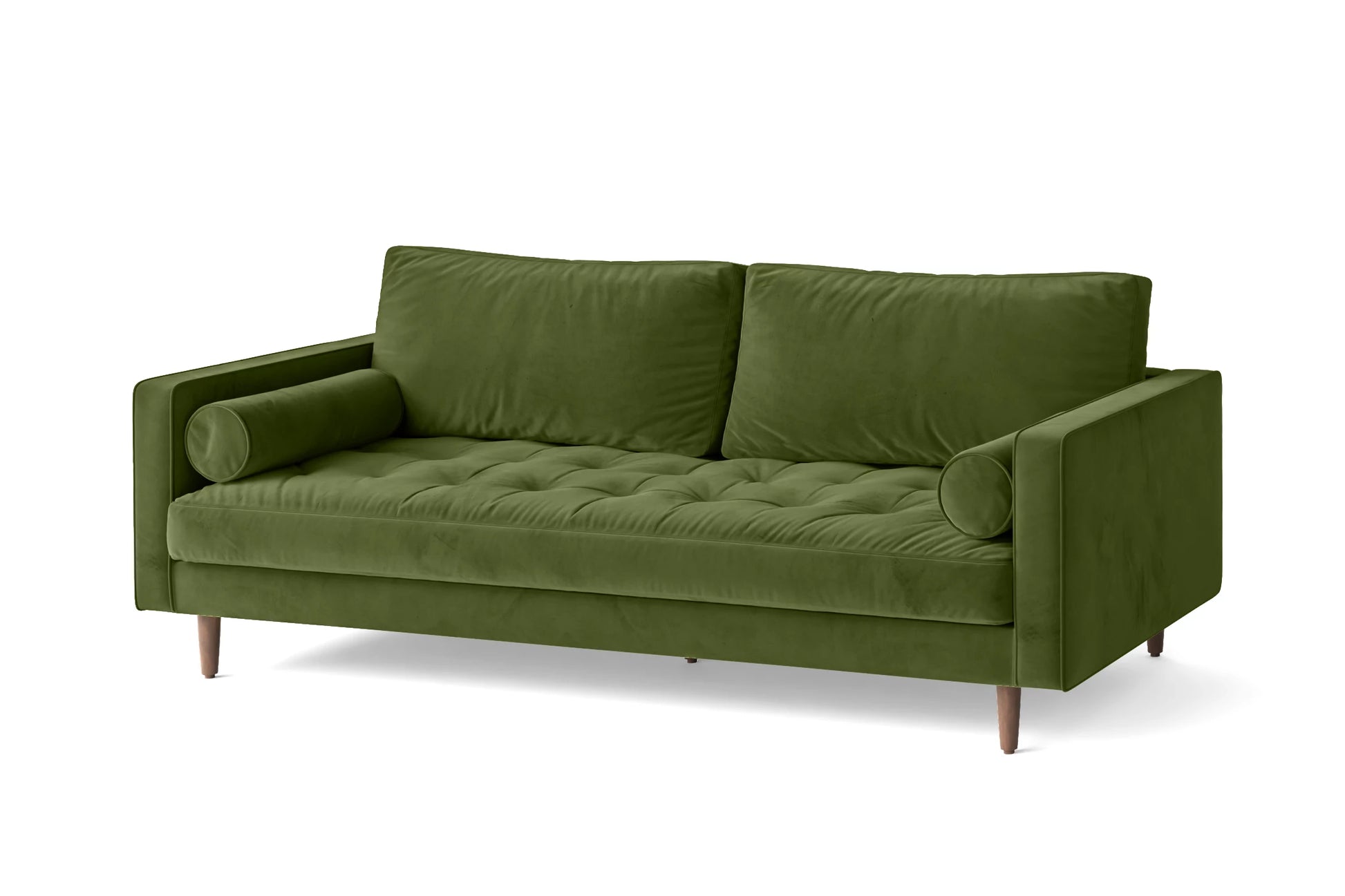 Gela 2 Seater Sofa Lime Velvet