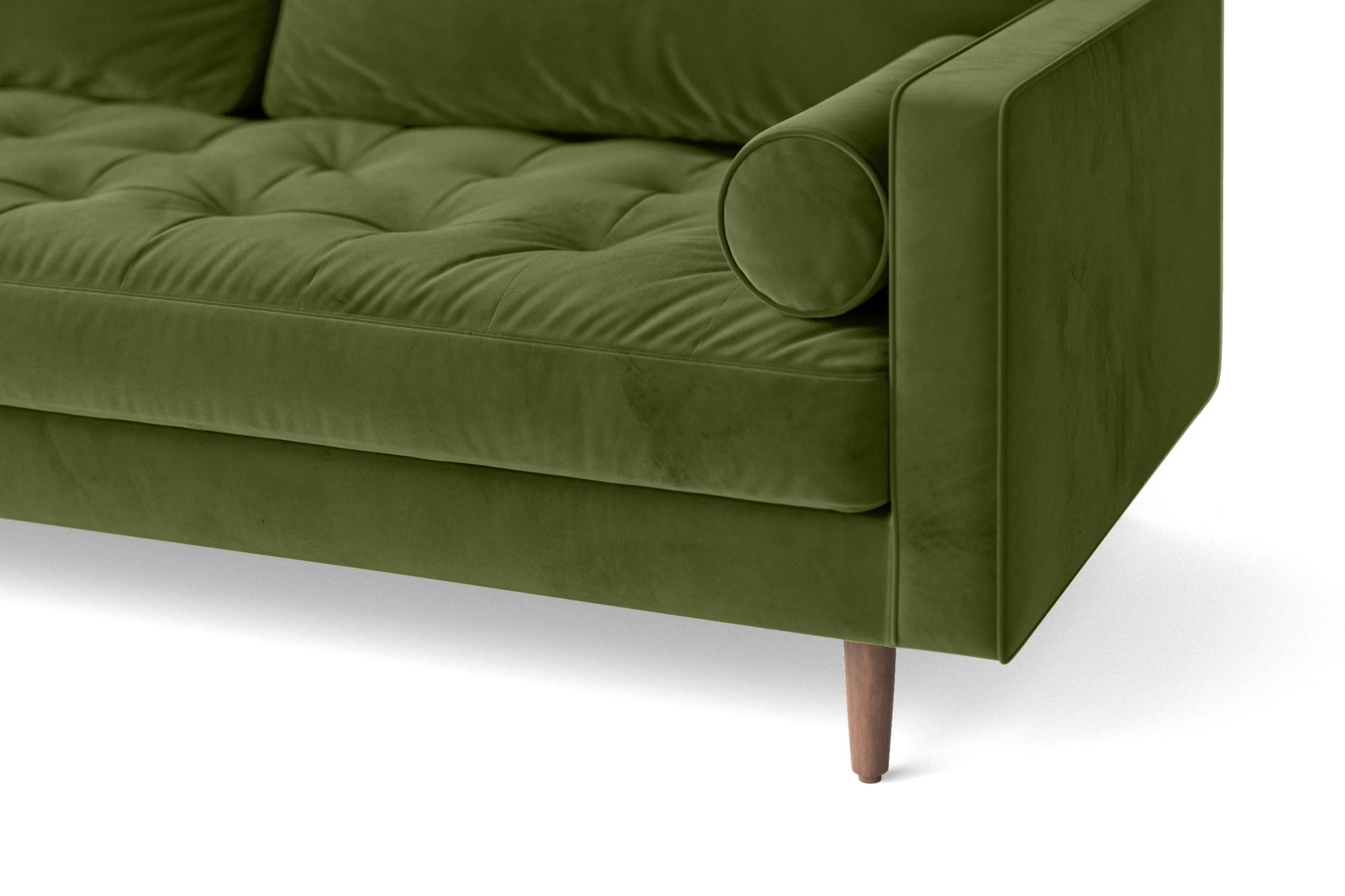 Gela 2 Seater Sofa Lime Velvet