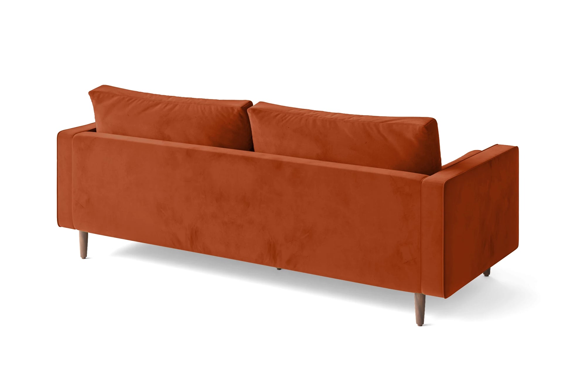 Gela 2 Seater Sofa Orange Velvet