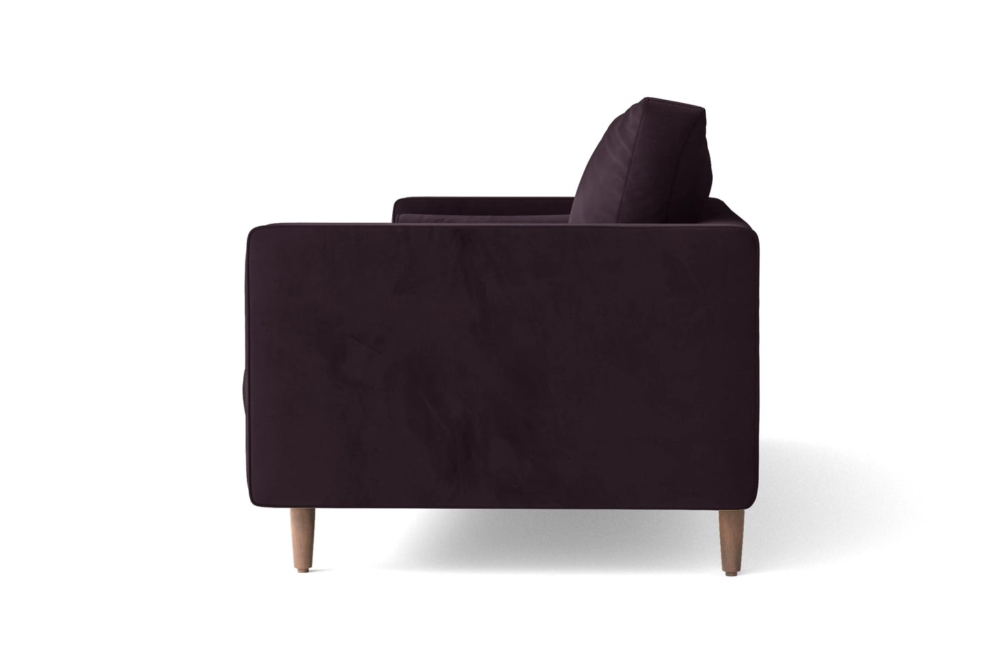 Gela 2 Seater Sofa Purple Velvet