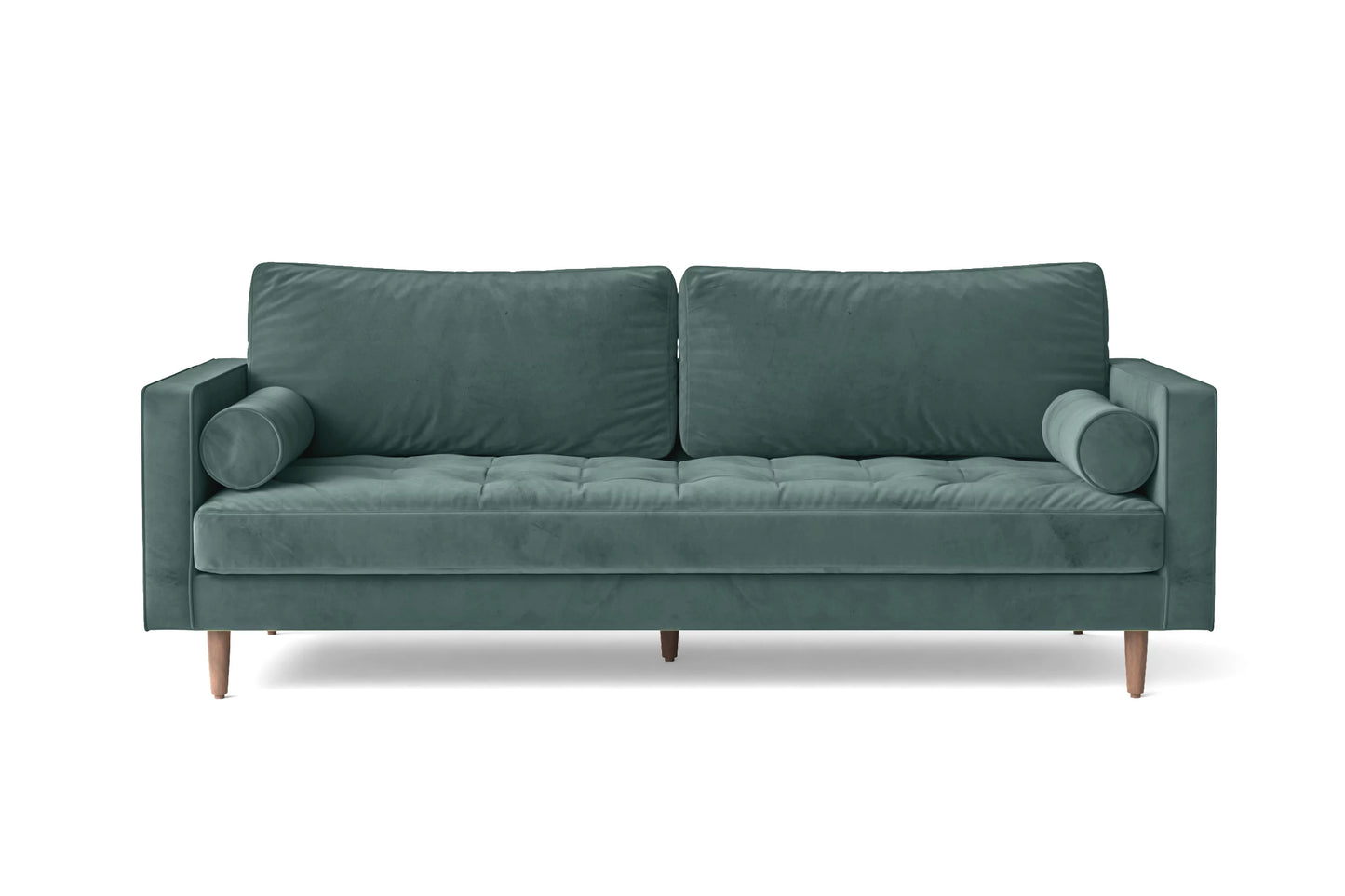 Gela 2 Seater Sofa Teal Velvet