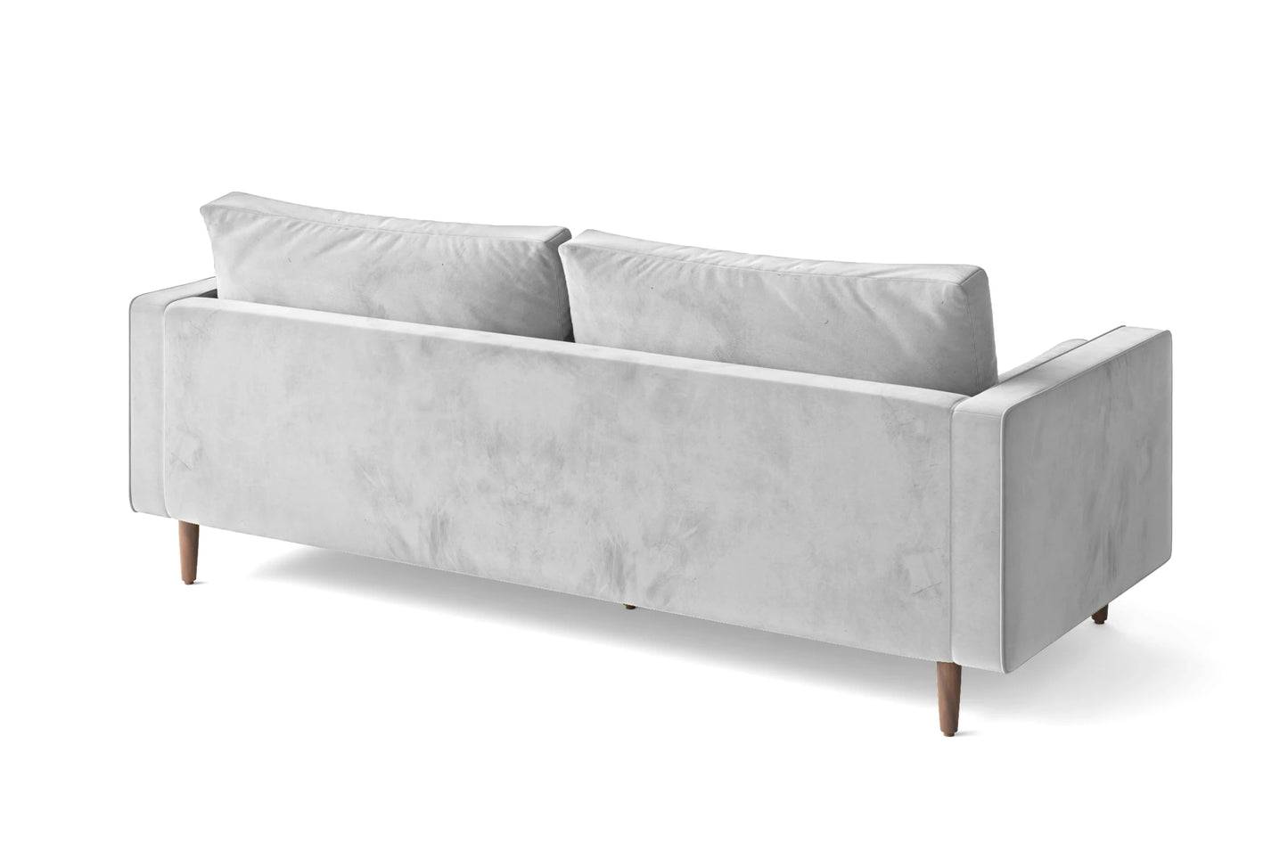 Gela 2 Seater Sofa White Velvet