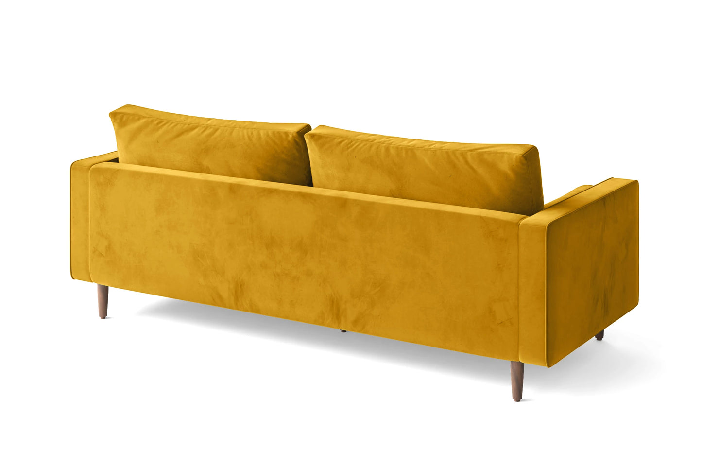 Gela 2 Seater Sofa Yellow Velvet