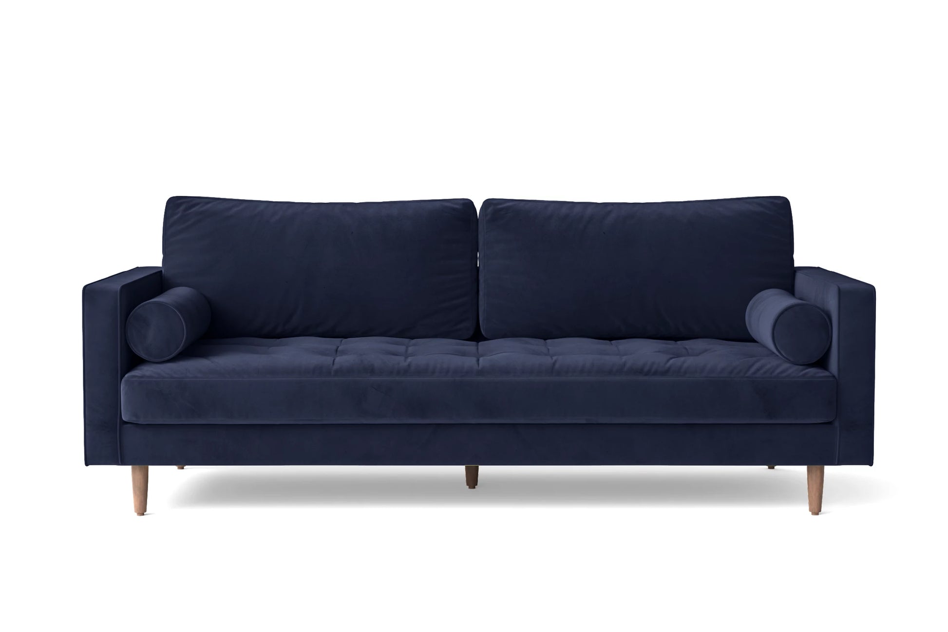 Gela 3 Seater Sofa Dark Blue Velvet