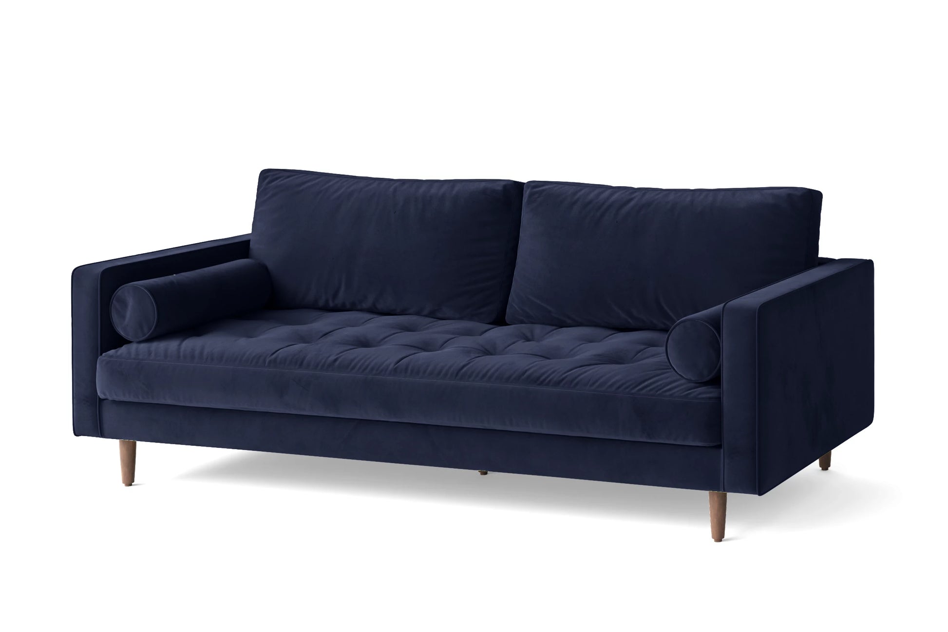 Gela 3 Seater Sofa Dark Blue Velvet