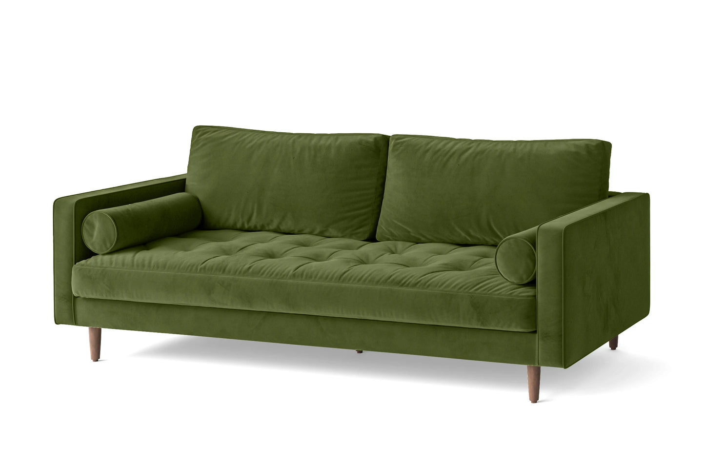 Gela 3 Seater Sofa Lime Velvet