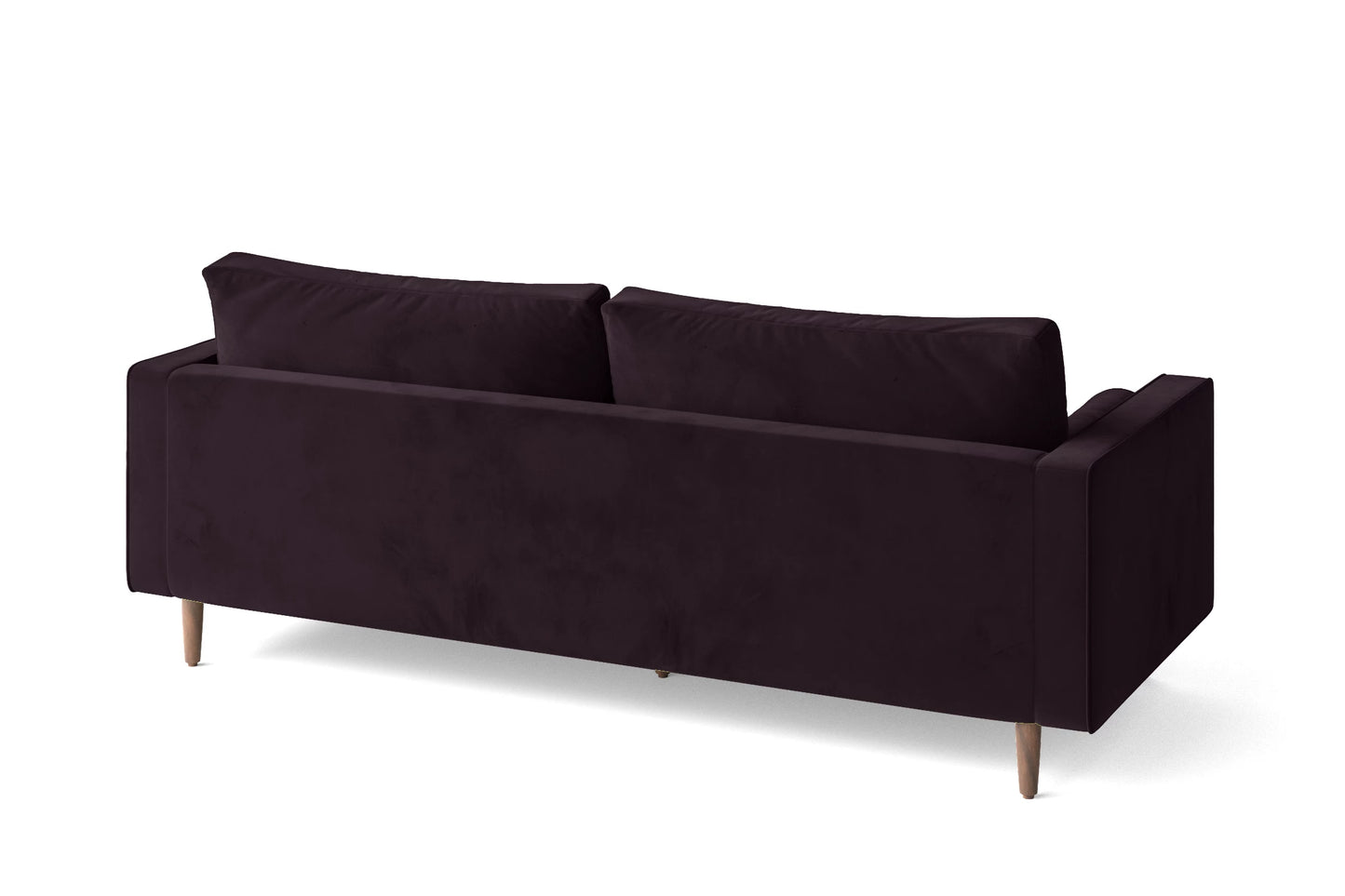 Gela 3 Seater Sofa Purple Velvet