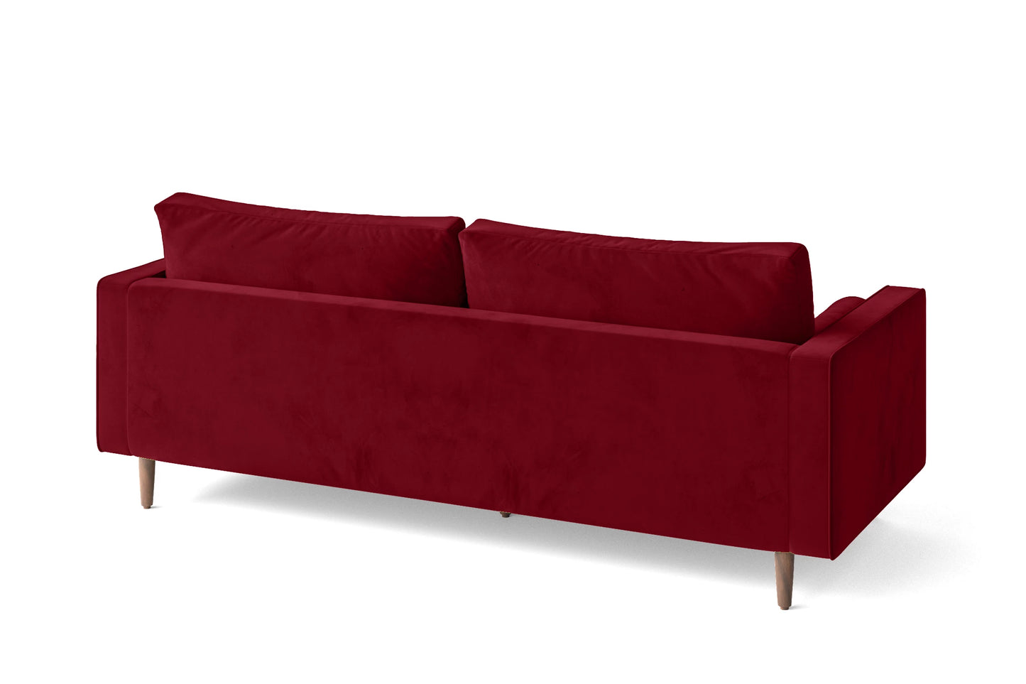 Gela 3 Seater Sofa Red Velvet