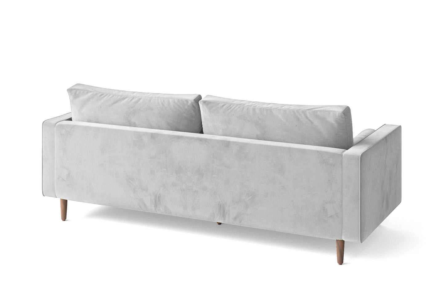 Gela 3 Seater Sofa White Velvet