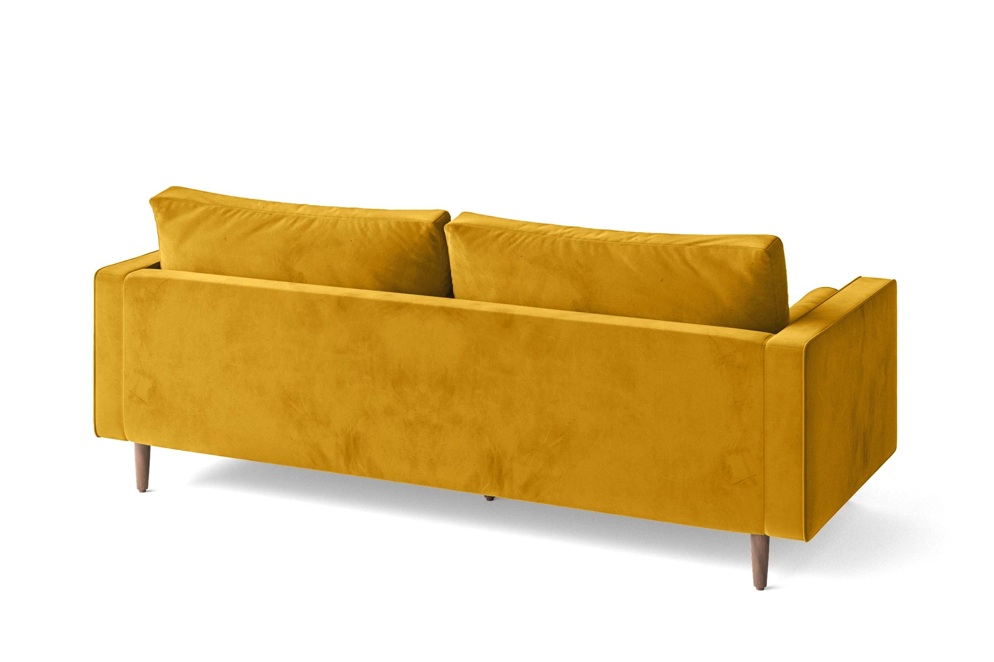 Gela 3 Seater Sofa Yellow Velvet