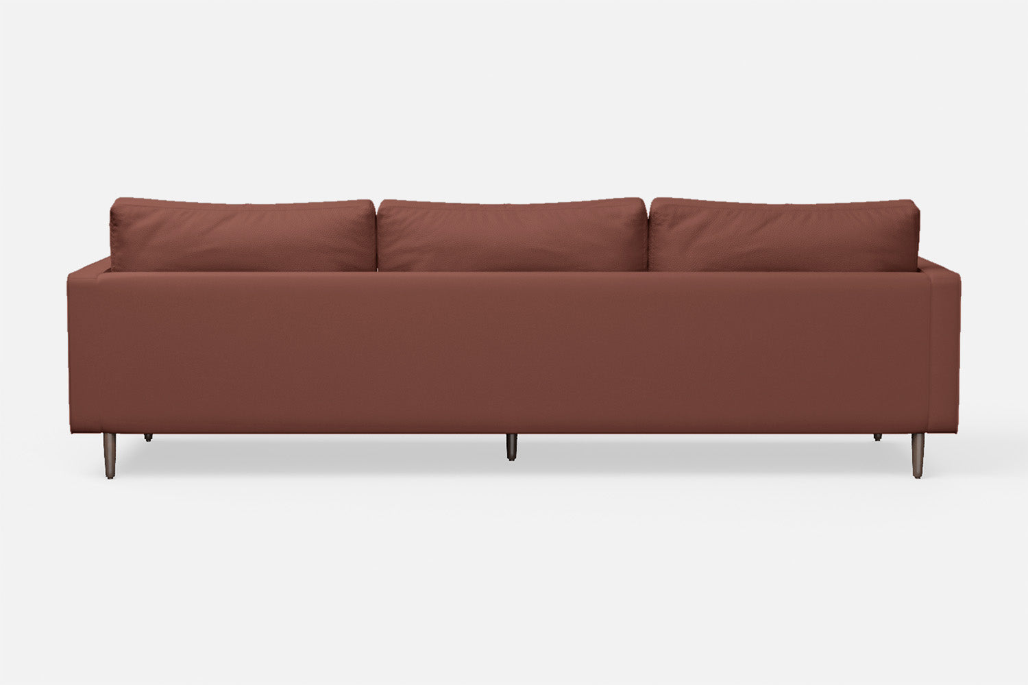 Gela 4 Seater Sofa Mauve Leather