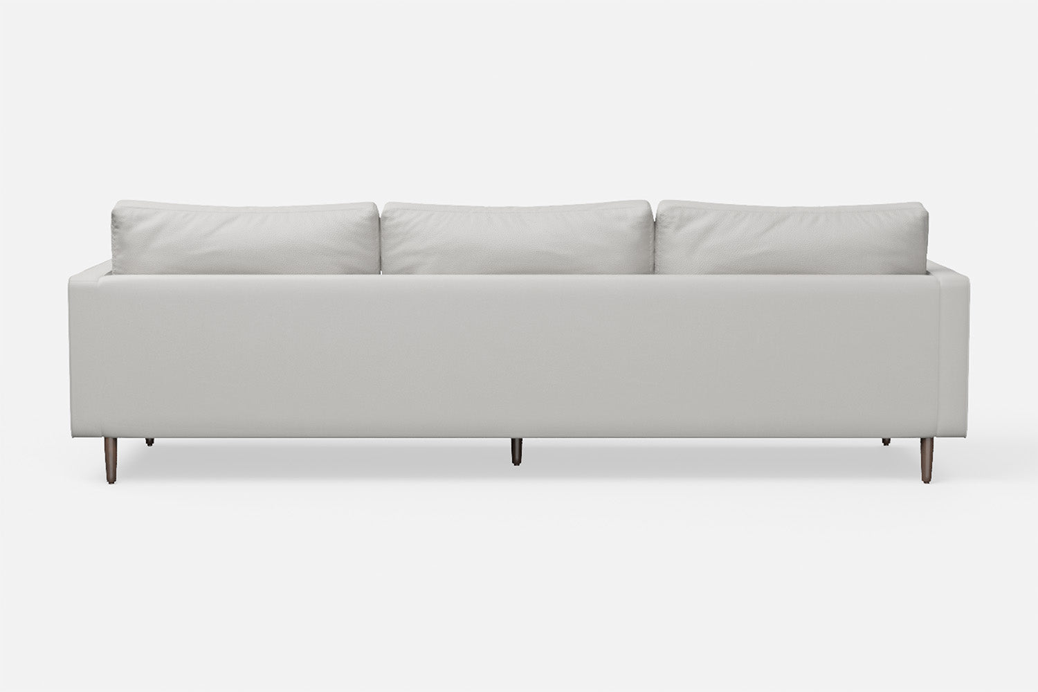 Gela 4 Seater Sofa White Leather