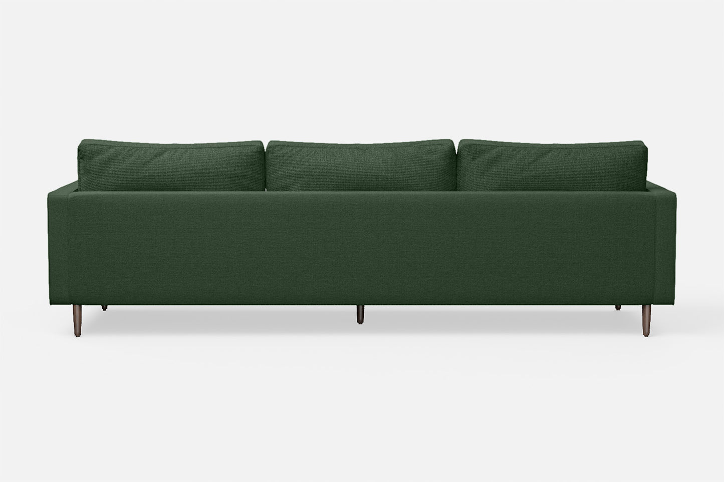 Gela 4 Seater Sofa Forest Green Linen Fabric