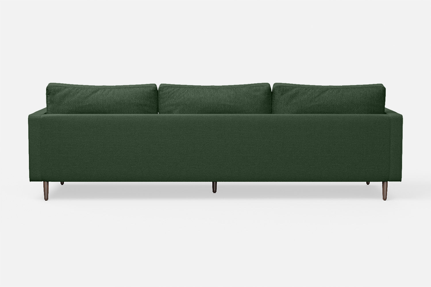 Gela 4 Seater Sofa Forest Green Linen Fabric