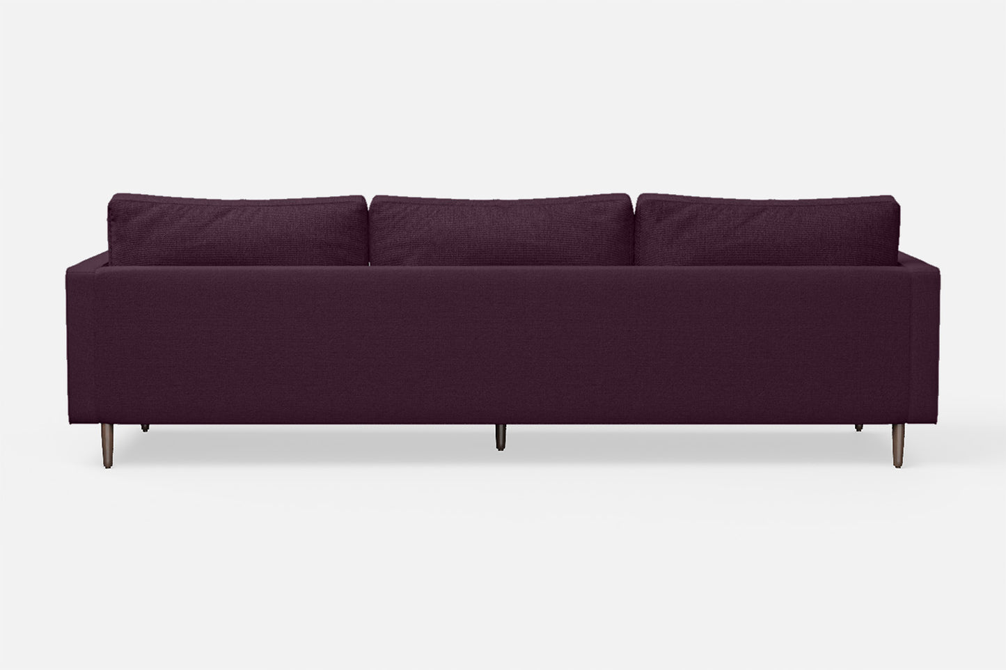 Gela 4 Seater Sofa Purple Linen Fabric