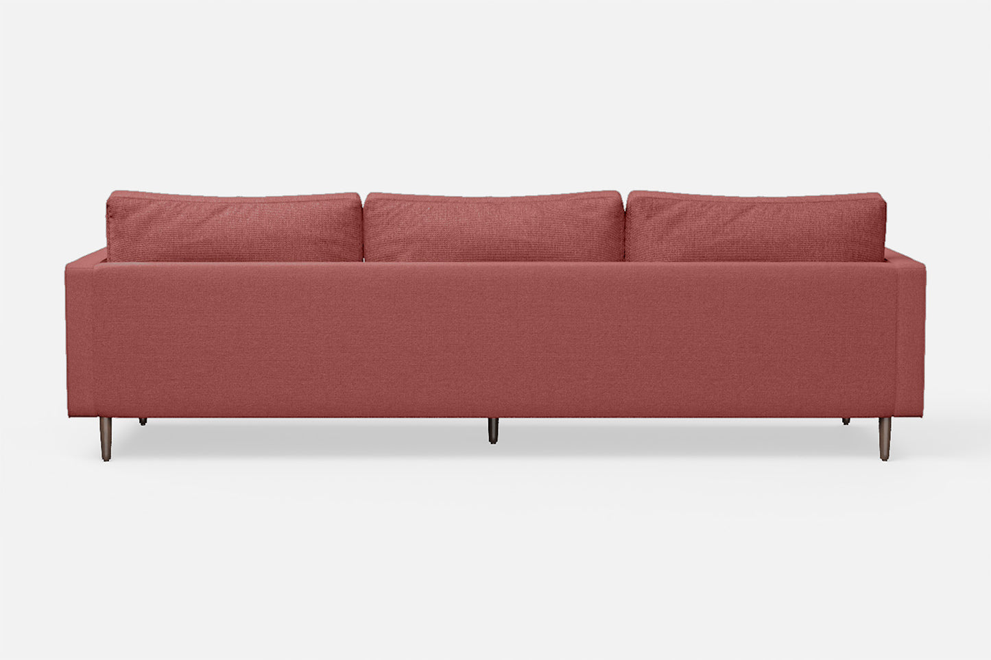 Gela 4 Seater Sofa Rose Pink Linen Fabric