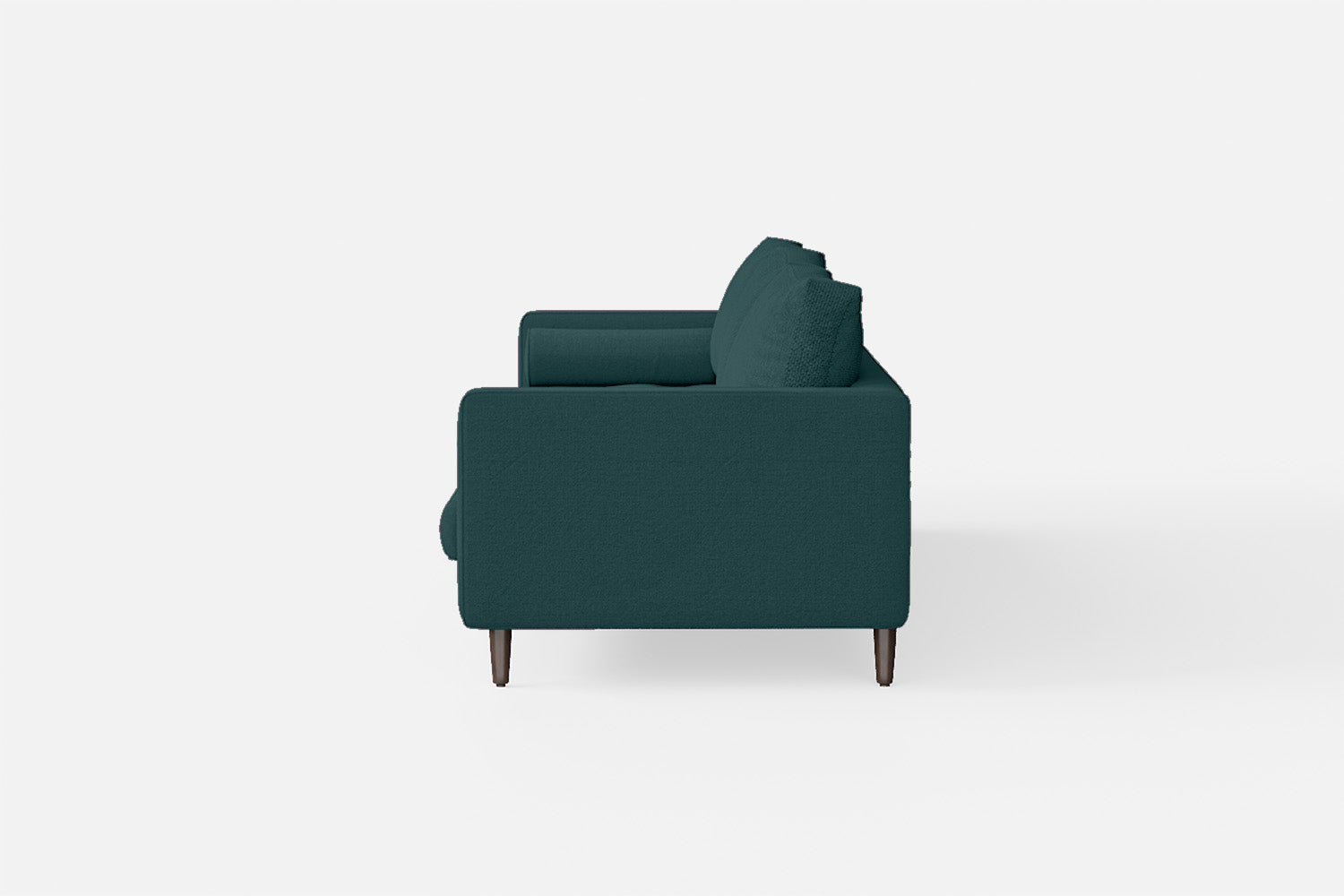 Gela 4 Seater Sofa Teal Linen Fabric