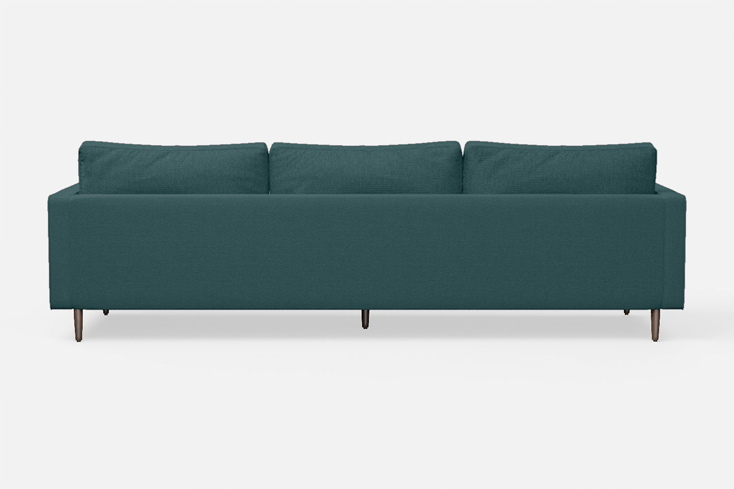 Gela 4 Seater Sofa Teal Linen Fabric