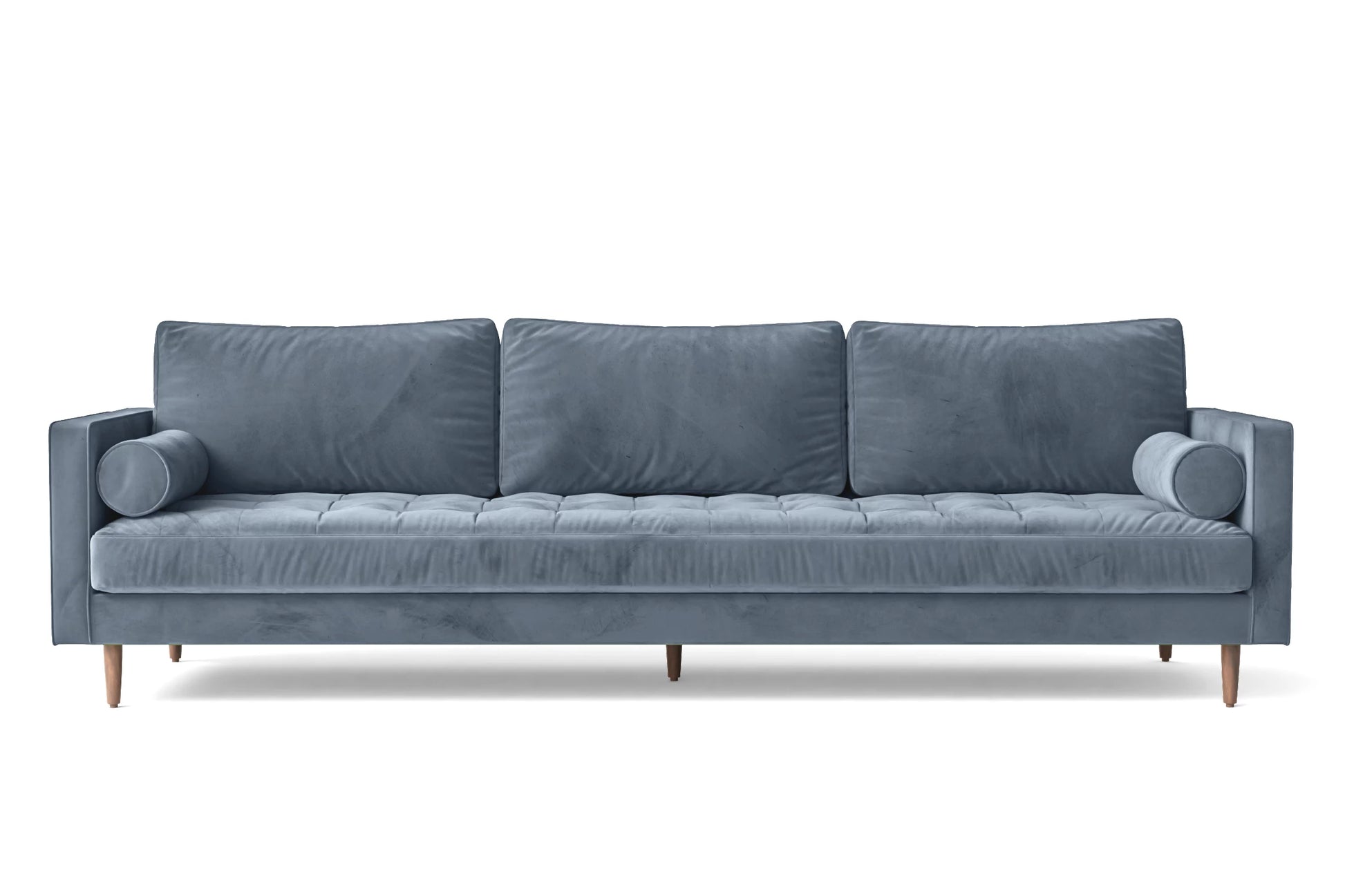 Gela 4 Seater Sofa Baby Blue Velvet