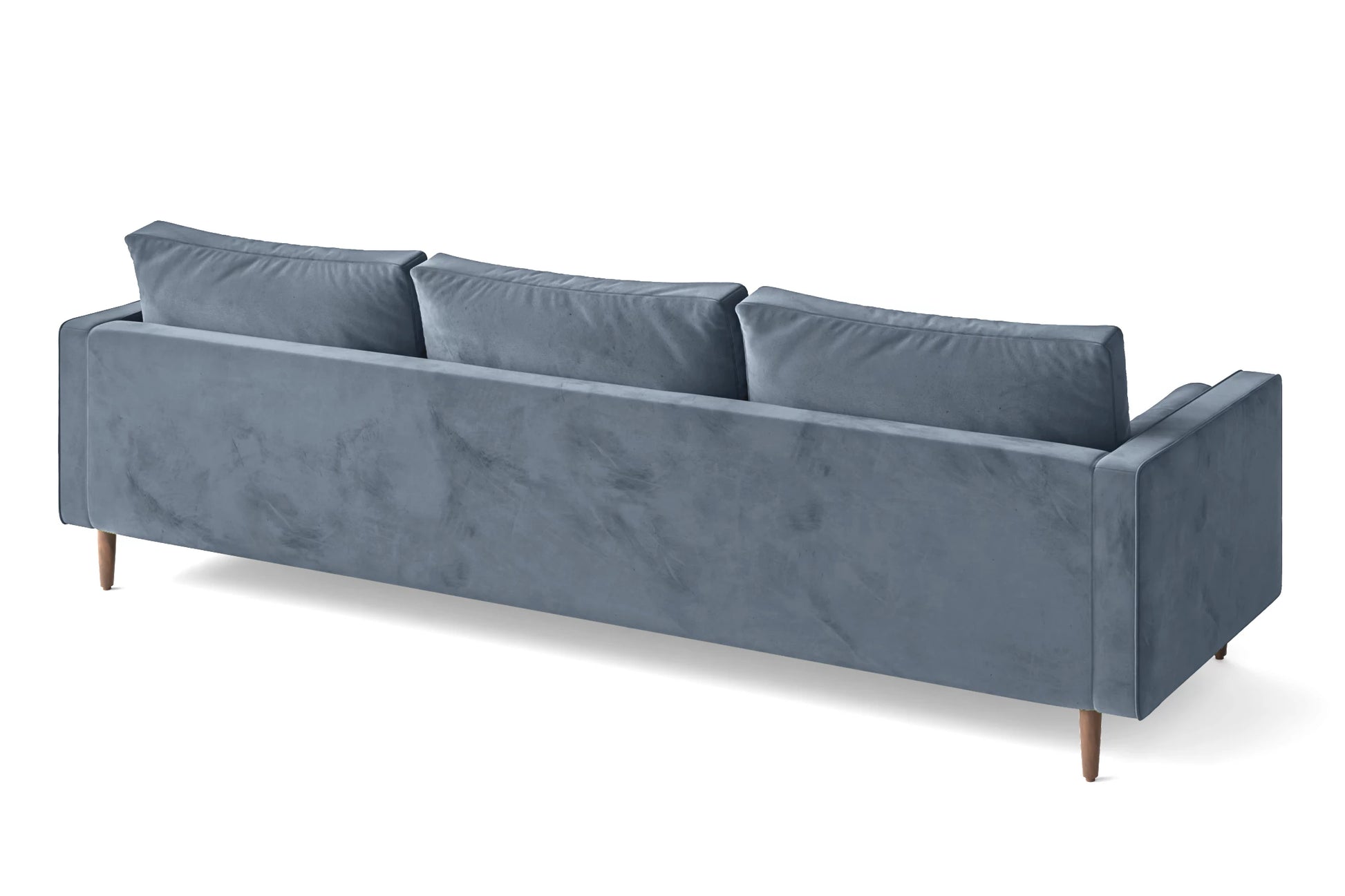 Gela 4 Seater Sofa Baby Blue Velvet