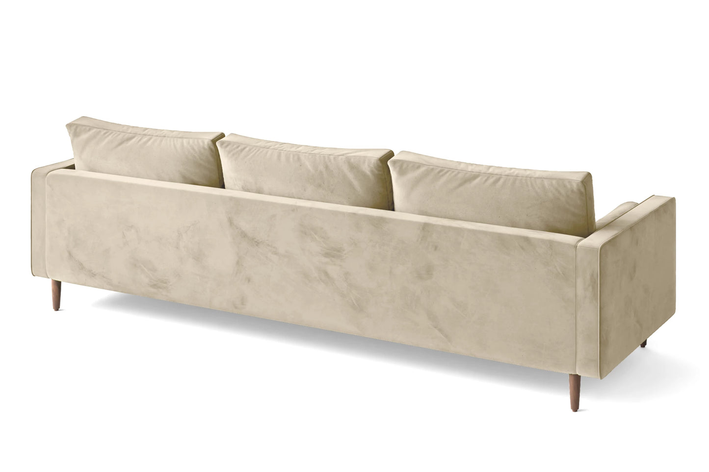 Gela 4 Seater Sofa Cream Velvet