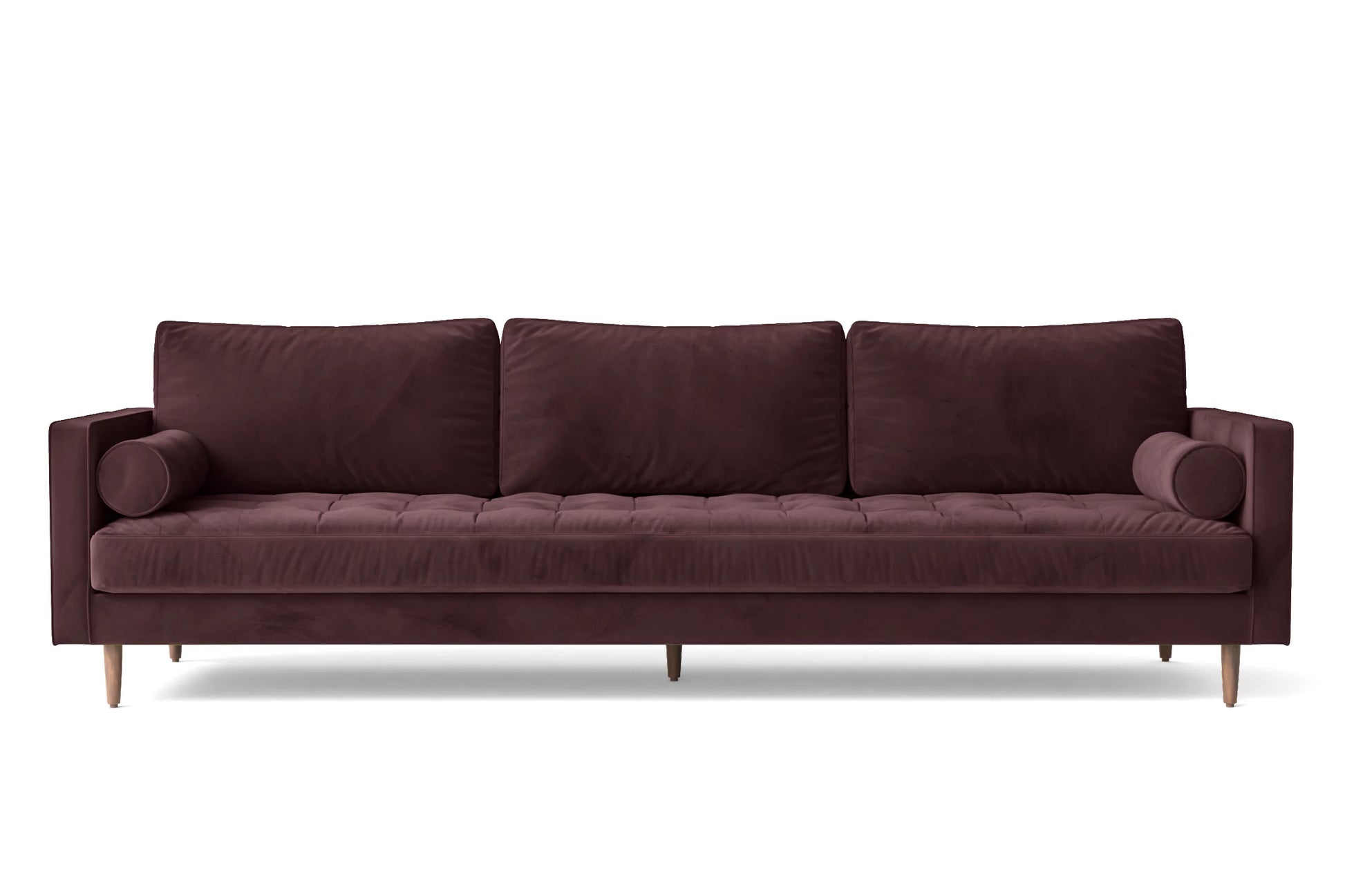 Gela 4 Seater Sofa Grape Velvet