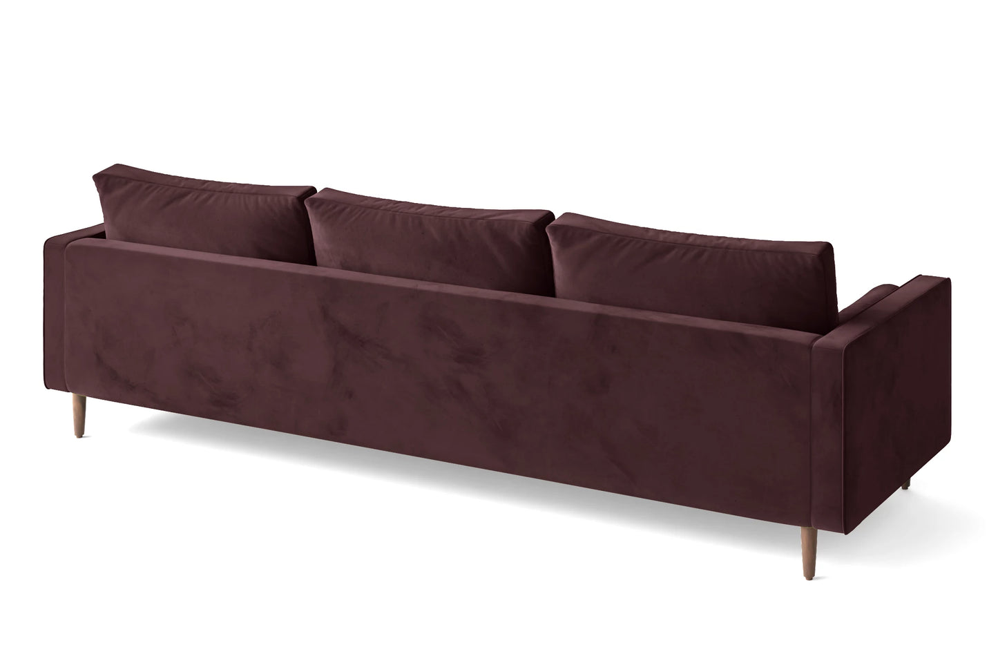 Gela 4 Seater Sofa Grape Velvet