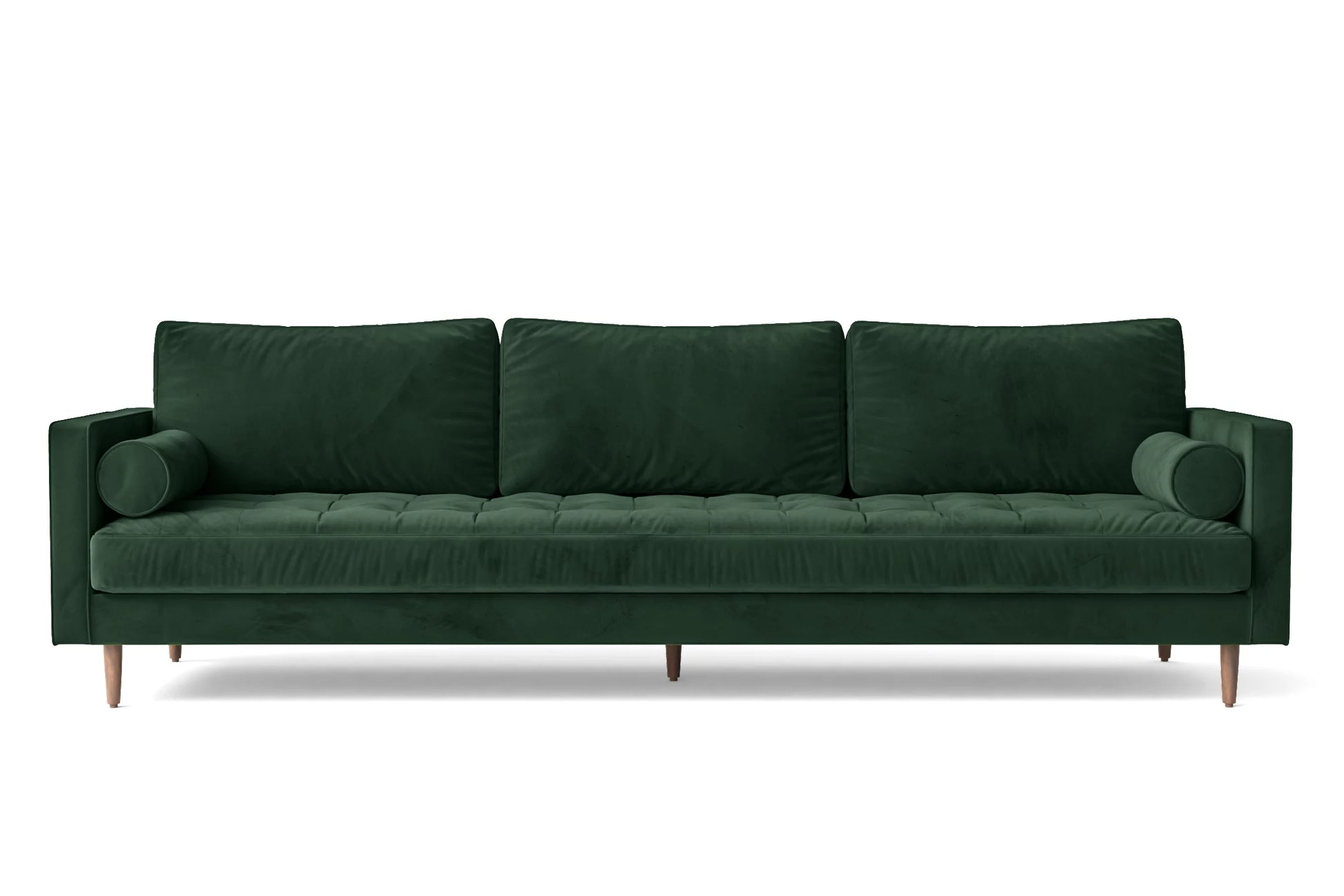 Gela 4 Seater Sofa Green Velvet