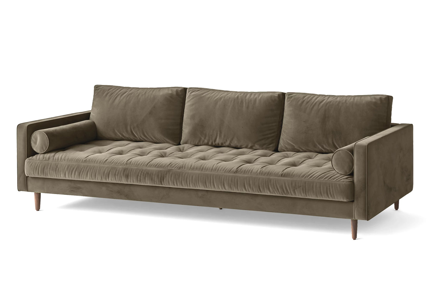 Gela 4 Seater Sofa Sand Velvet