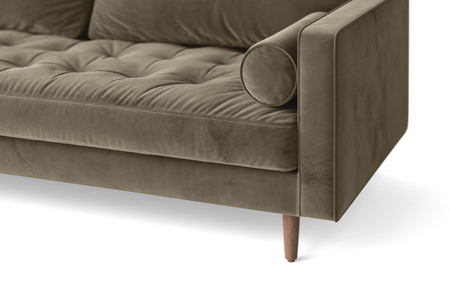 Gela 4 Seater Sofa Sand Velvet