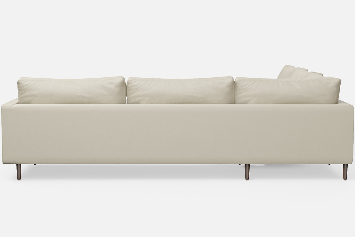 Gela 5 Seater Corner Sofa Cream Leather