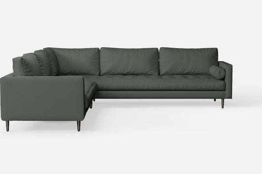 Gela 5 Seater Corner Sofa Lush Leather