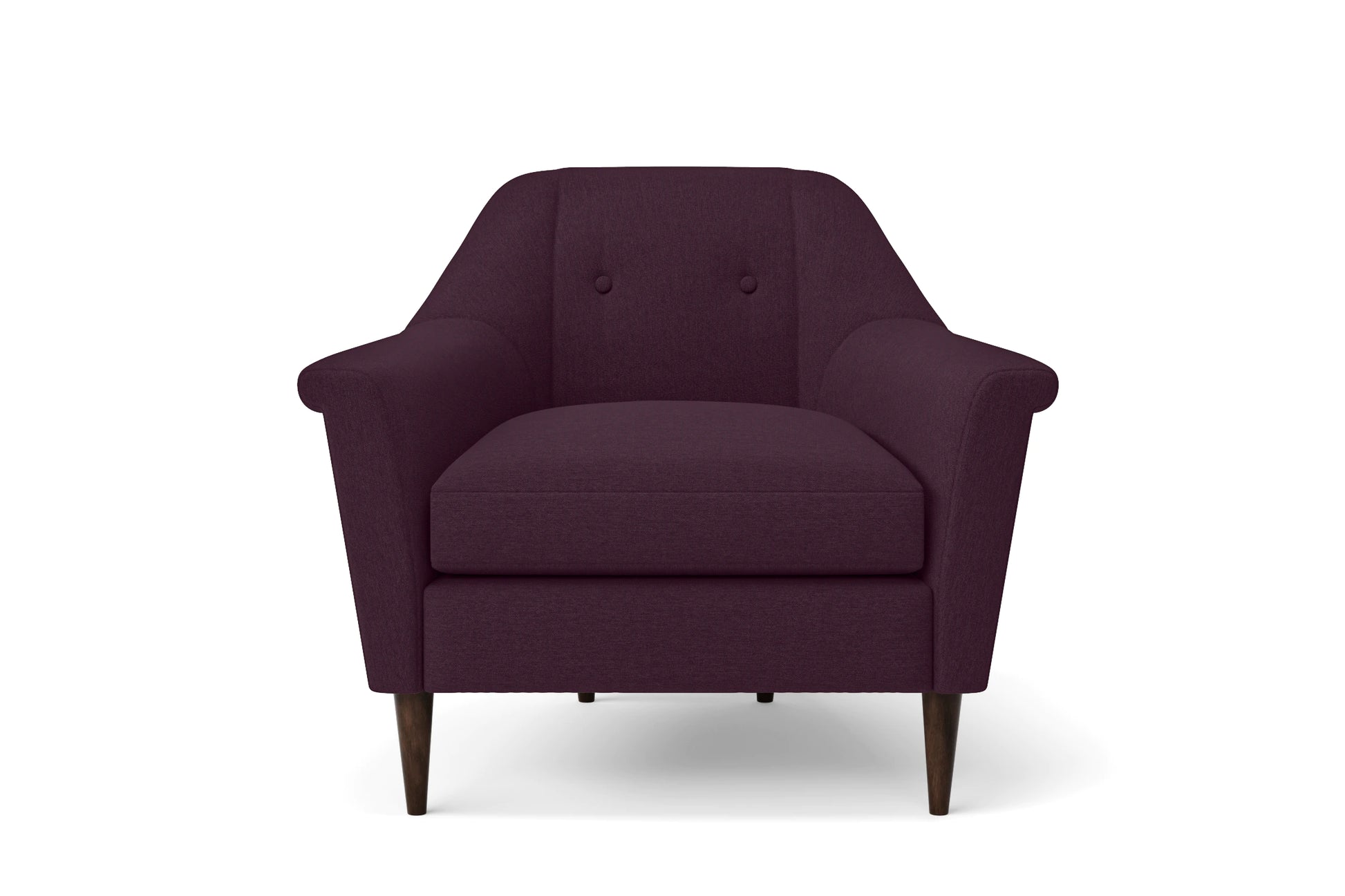 Giovanni Armchair Purple Linen Fabric