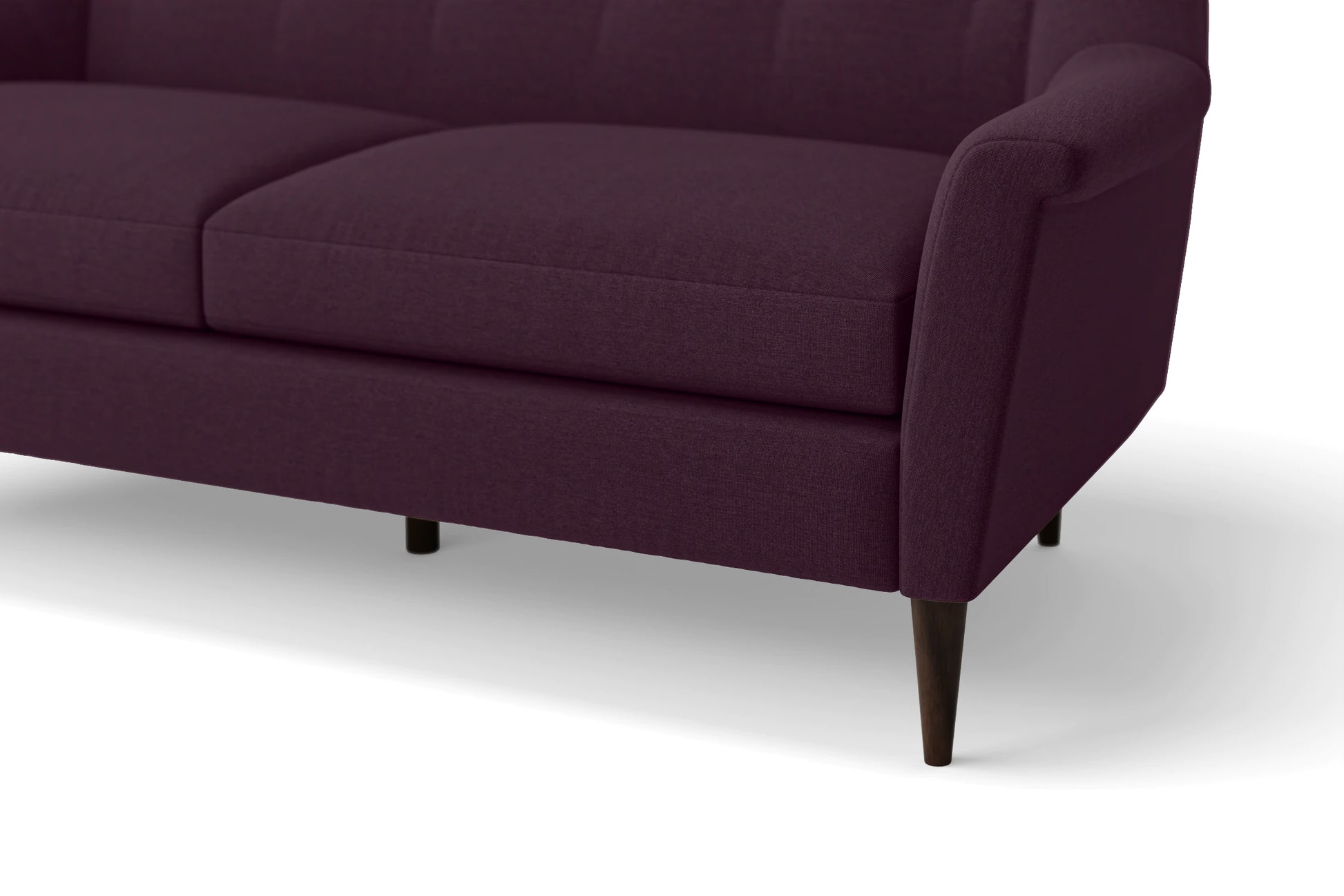 Giovanni Armchair Purple Linen Fabric