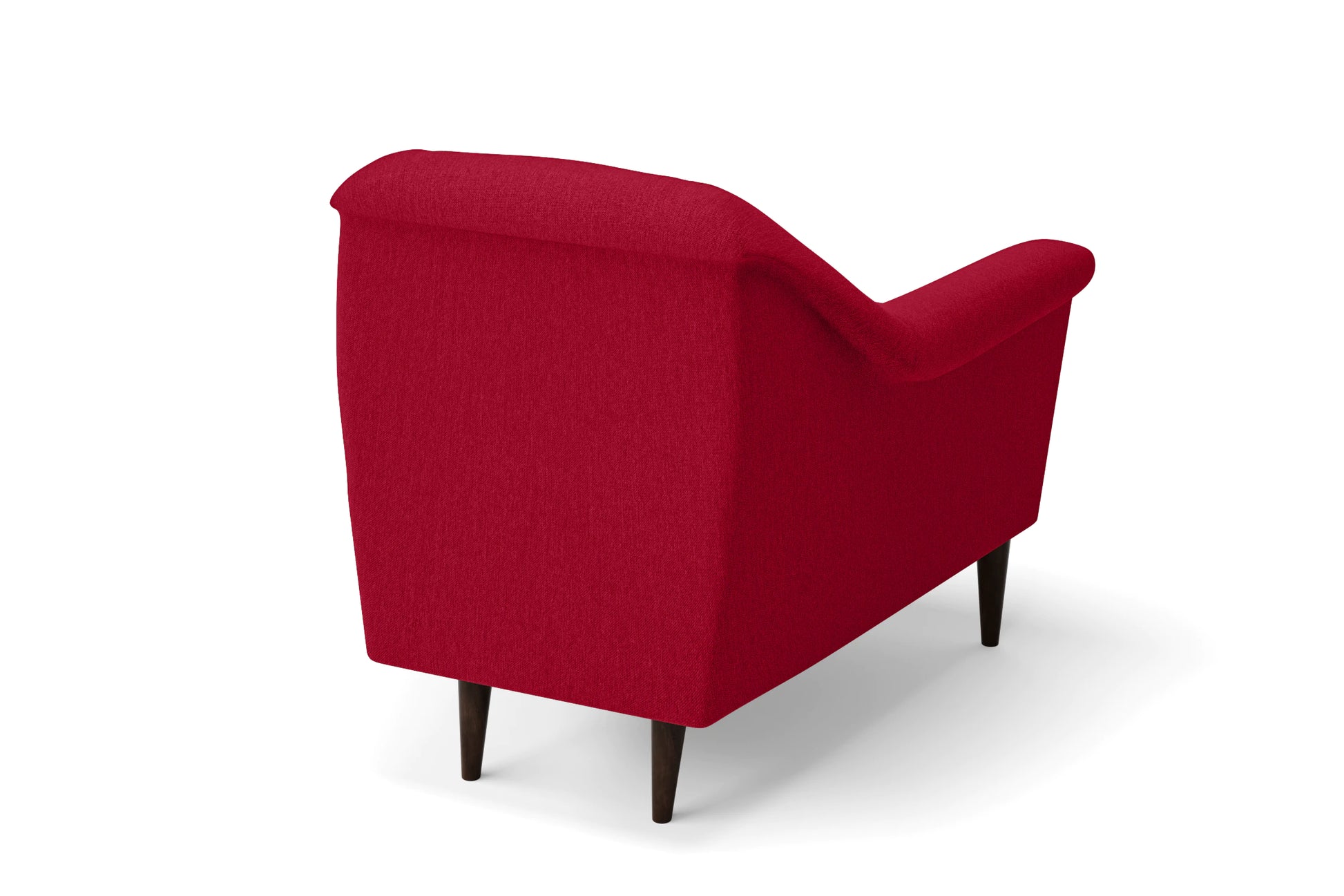 Giovanni Armchair Red Linen Fabric