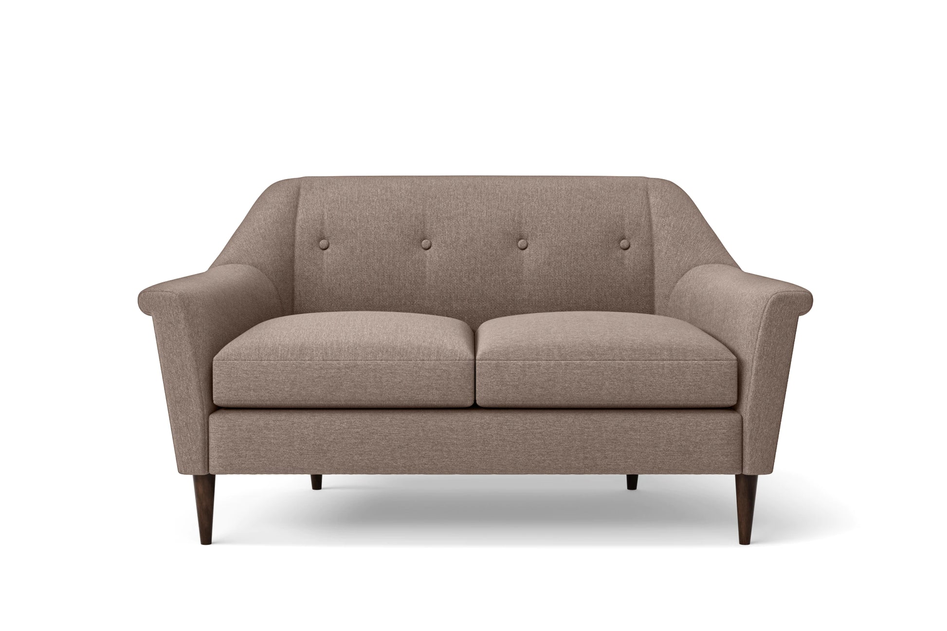 Giovanni 2 Seater Sofa Caramel Linen Fabric