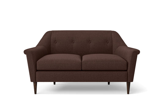 Giovanni 2 Seater Sofa Coffee Brown Linen Fabric