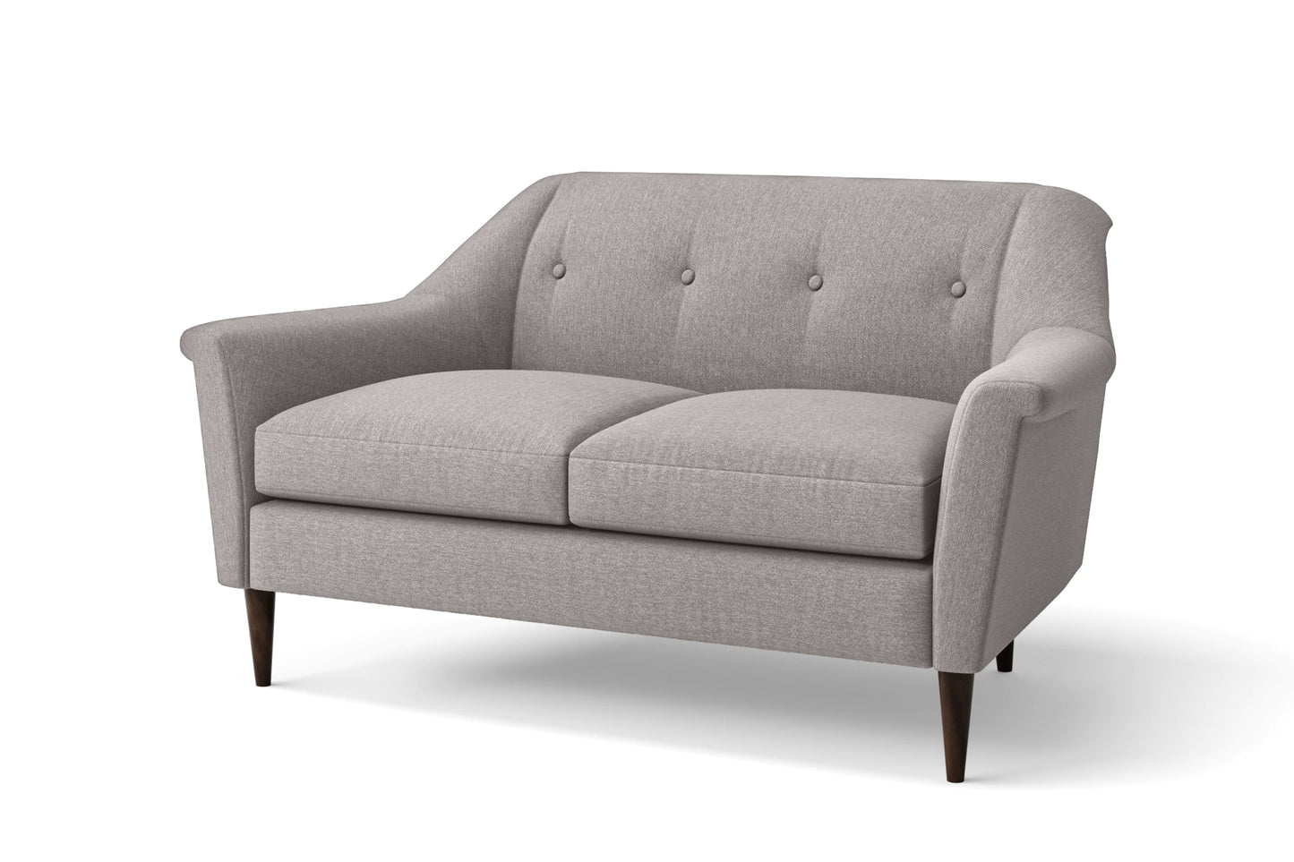 Giovanni 2 Seater Sofa Grey Linen Fabric