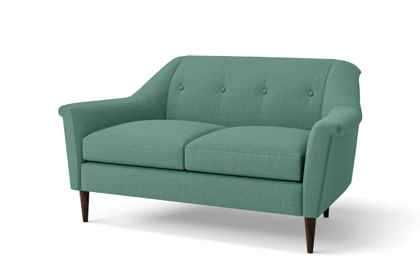 Giovanni 2 Seater Sofa Mint Green Linen Fabric