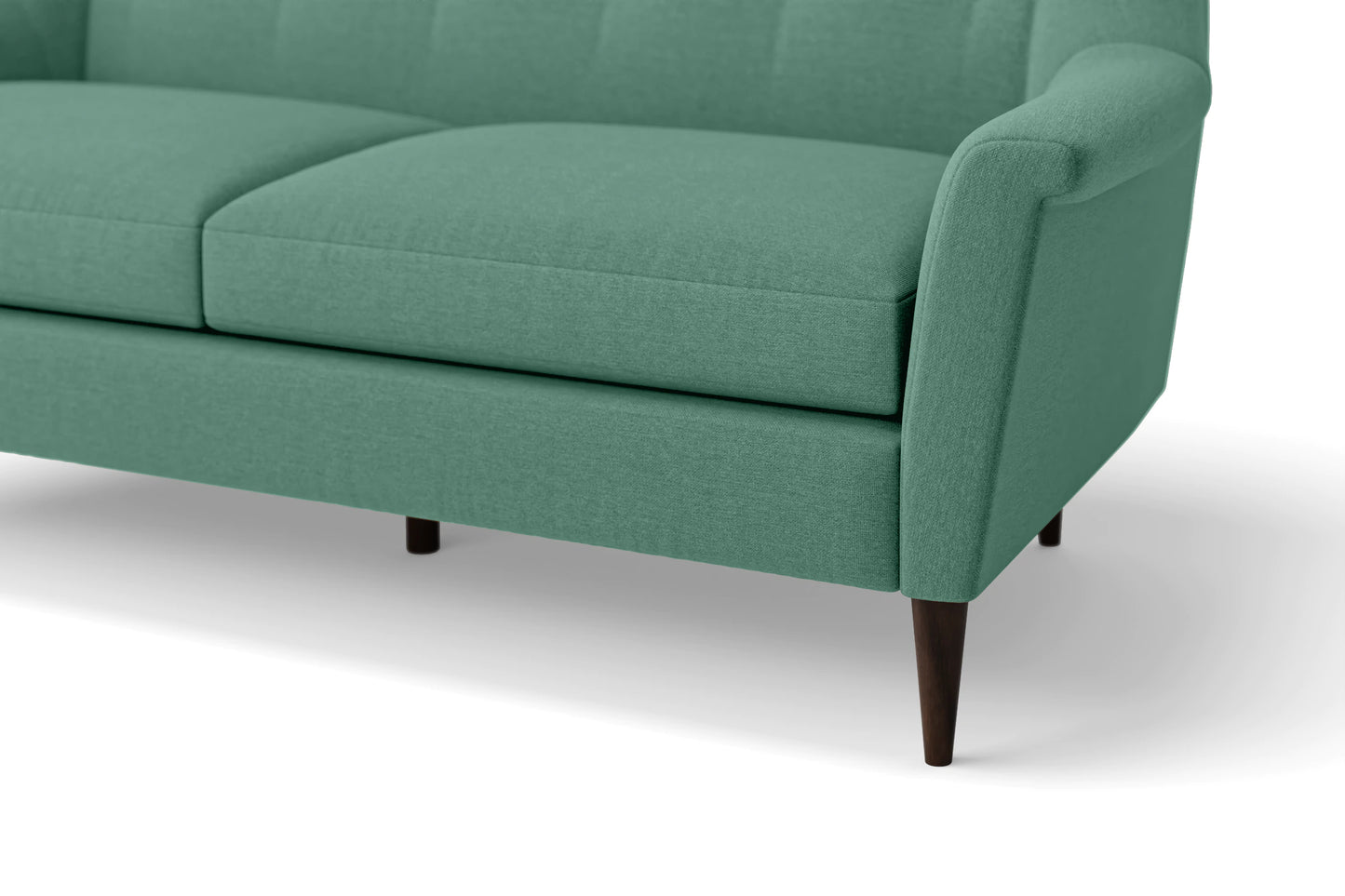 Giovanni 2 Seater Sofa Mint Green Linen Fabric