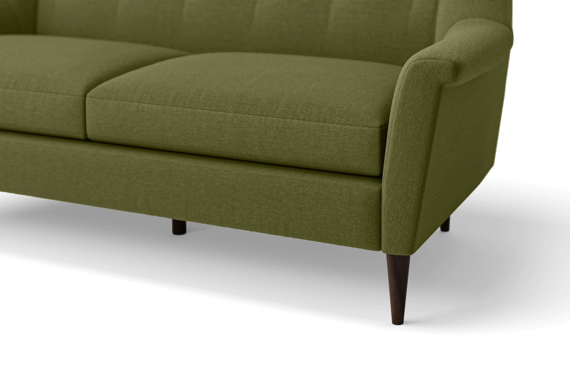 Giovanni 2 Seater Sofa Olive Linen Fabric