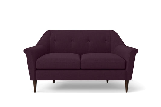 Giovanni 2 Seater Sofa Purple Linen Fabric