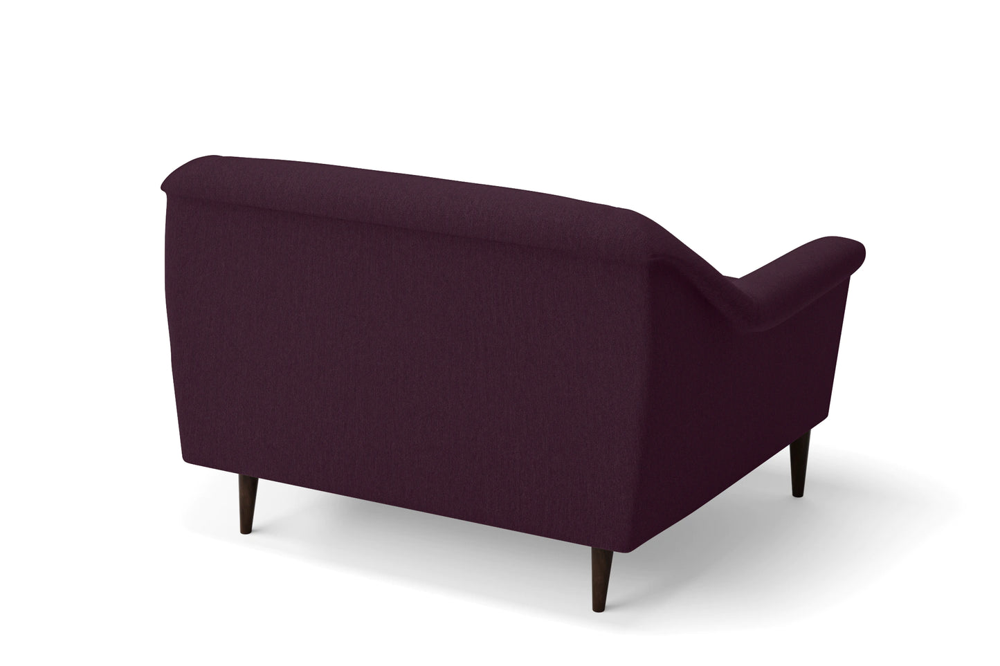 Giovanni 2 Seater Sofa Purple Linen Fabric