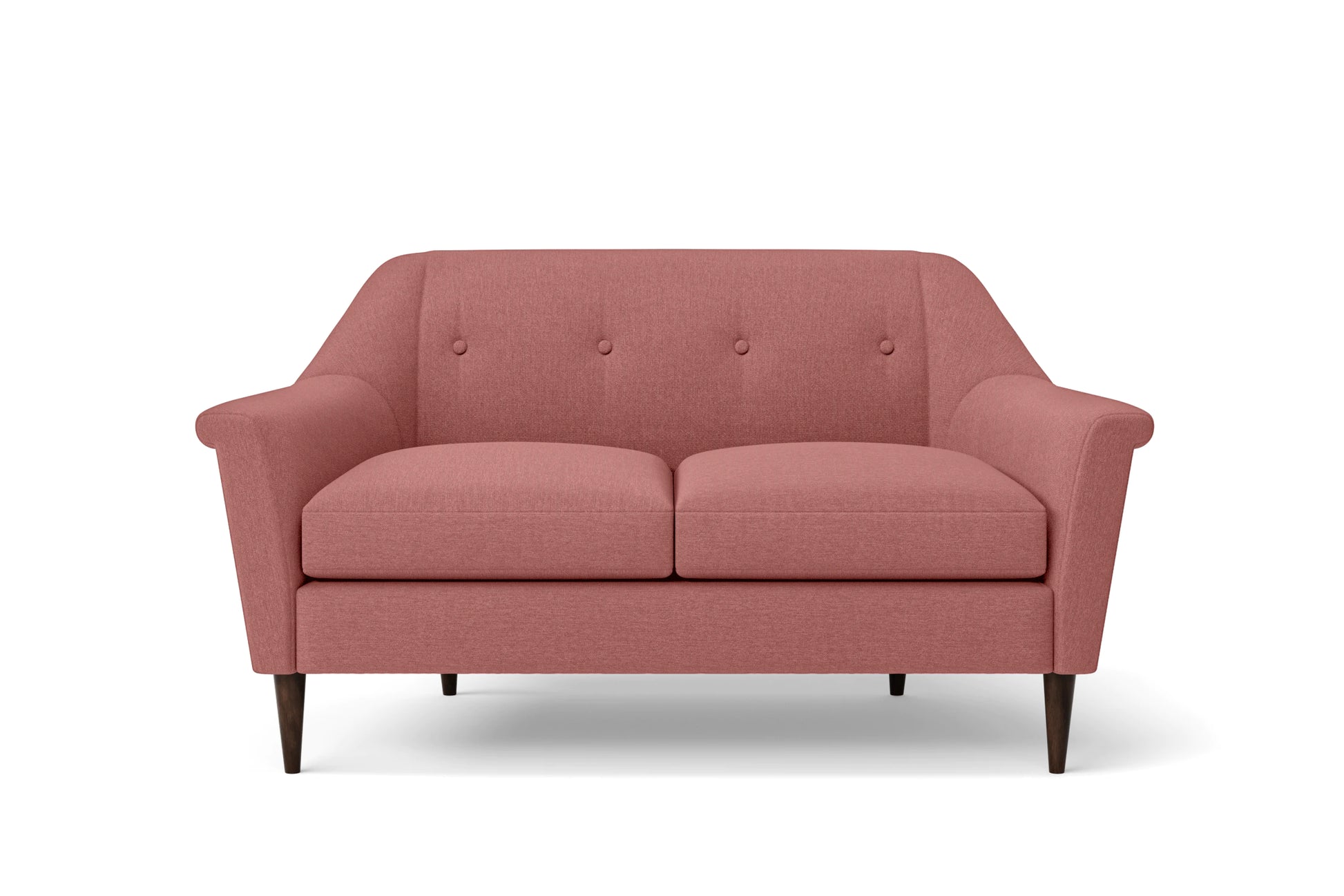 Giovanni 2 Seater Sofa Rose Pink Linen Fabric