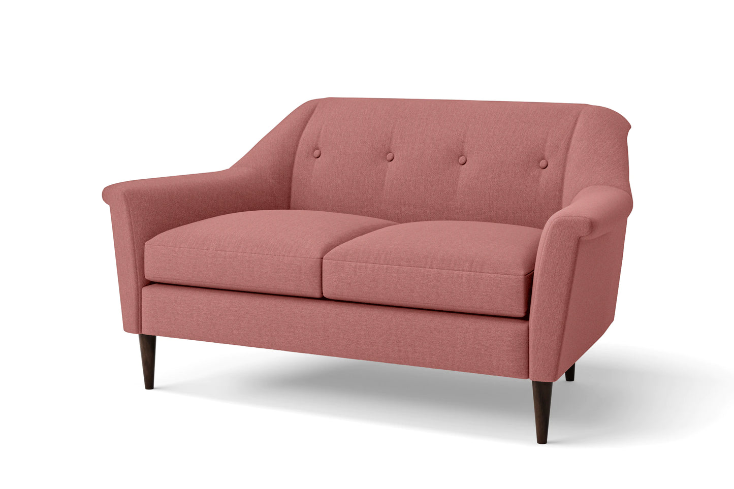 Giovanni 2 Seater Sofa Rose Pink Linen Fabric