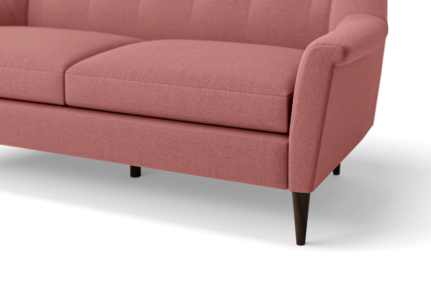 Giovanni 2 Seater Sofa Rose Pink Linen Fabric